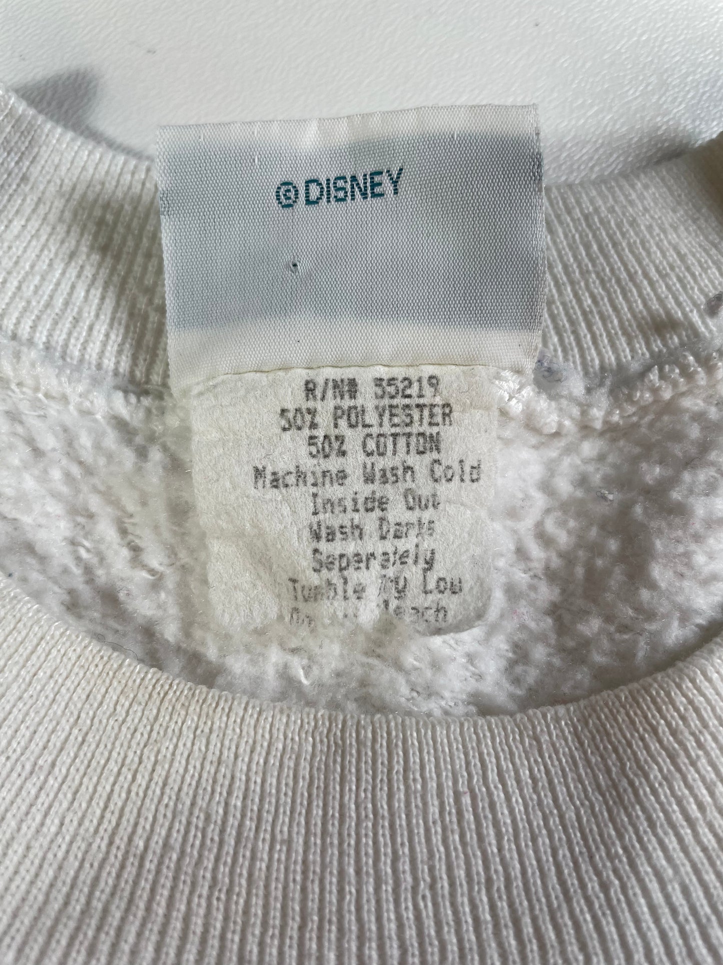 90’s DISNEY SEVENS DRAWFS Size No Tag(Approx.L-XL) Vintage Sweat-Shirt / F1449S