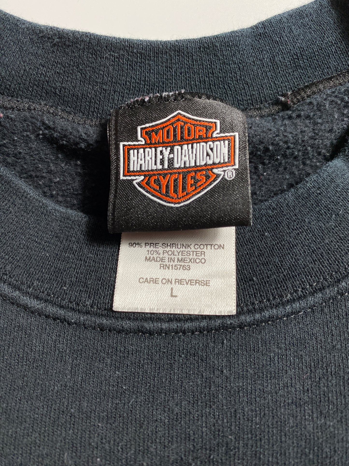 2003 HARLEY DAVIDSON CHICAGO Size L Vintage Racing Sweat-shirt / E9165S