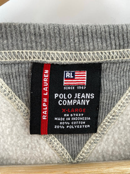 Vintage POLO JEANS RALPH LAUREN Size XL Sweat-Shirt / G7125S