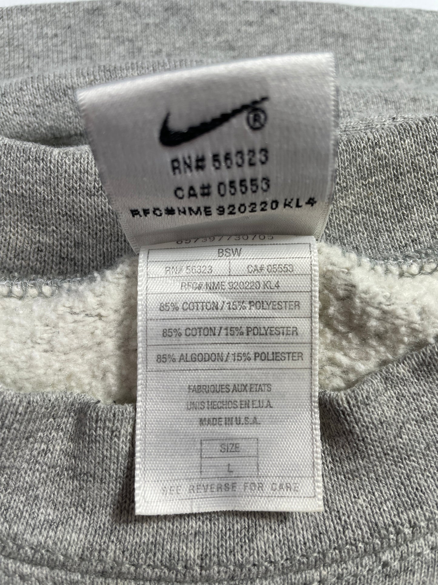 90's NIKE x DENVER BRONCOS x GREEN BAY PACKERS Made in USA Size XL Vintage NFL Sweat shirt / F5136S