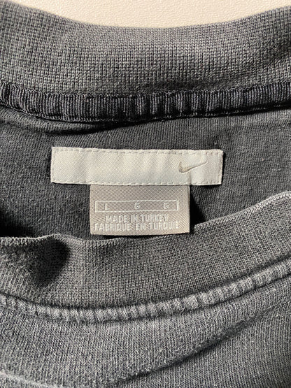 00' NIKE MINI SWOOSH Size L Vintage Sweat-Shirt / E9376S