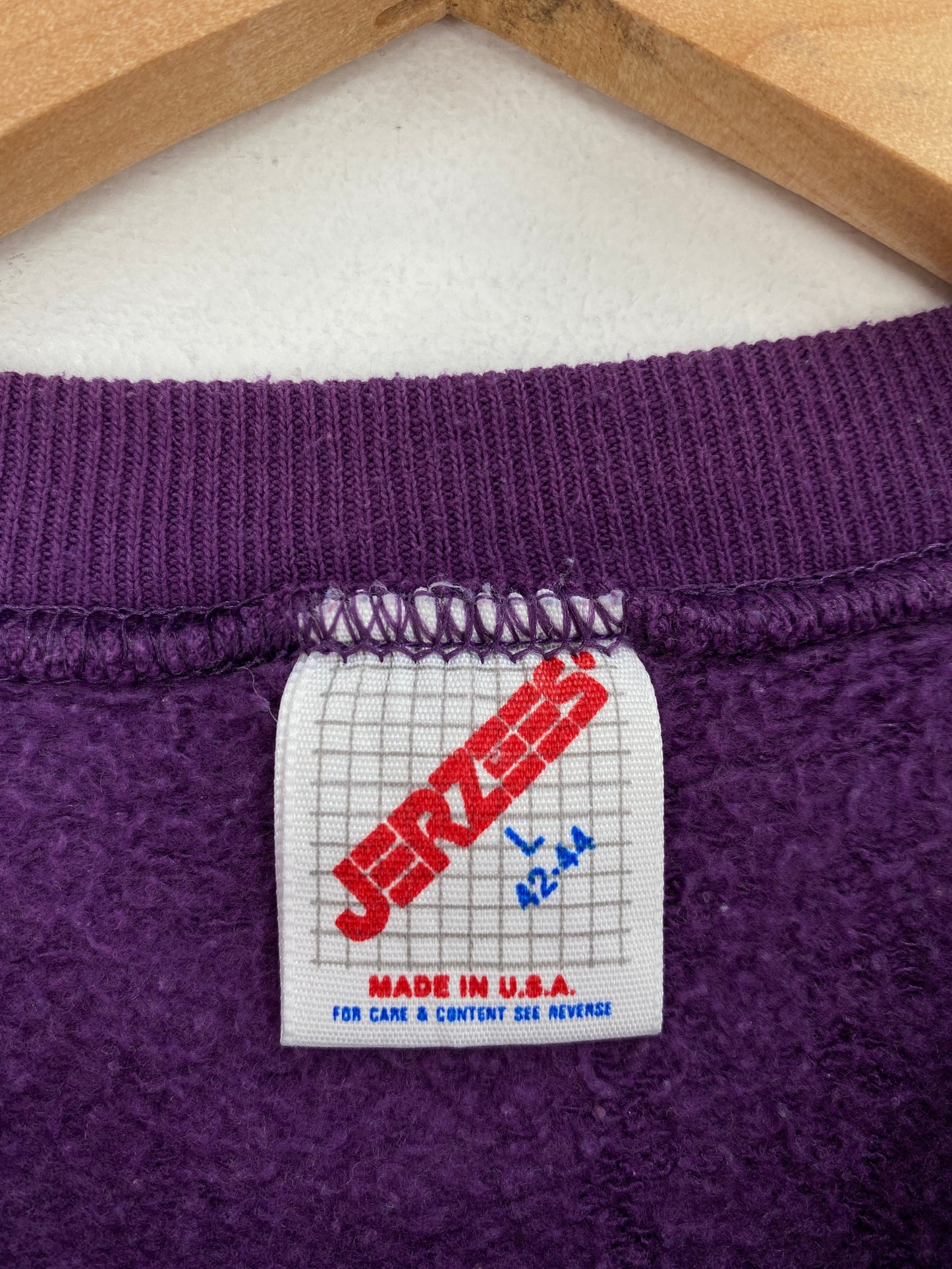 90's LOUISIANA STATE UNIVERSITY Made in USA Size L Vintage College Sweat-Shirt / F1985S