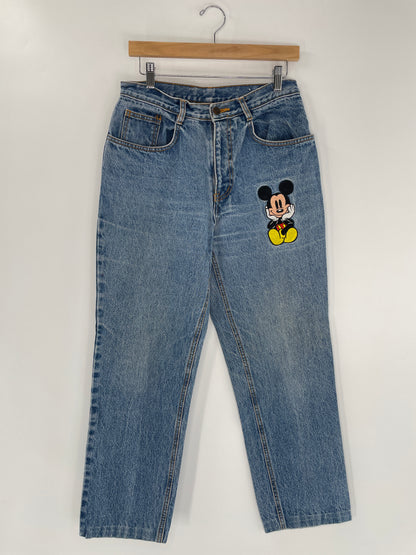 90's DISNEY MICKEY Size W30xL27 Vintage Denim Pants / E7129P
