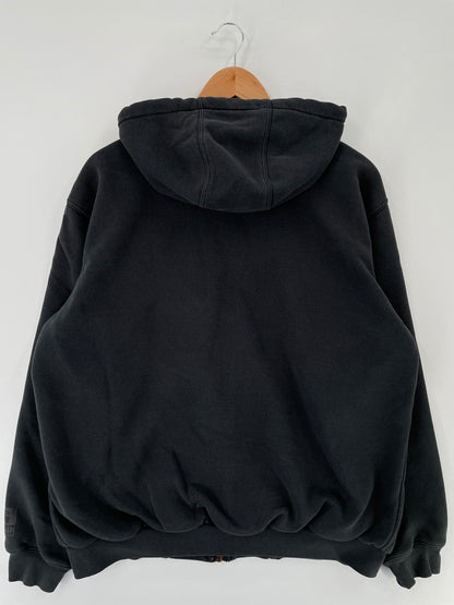 Vintage CARHARTT Size M Zip Up Hoodie Sweat-Shirt / F222S