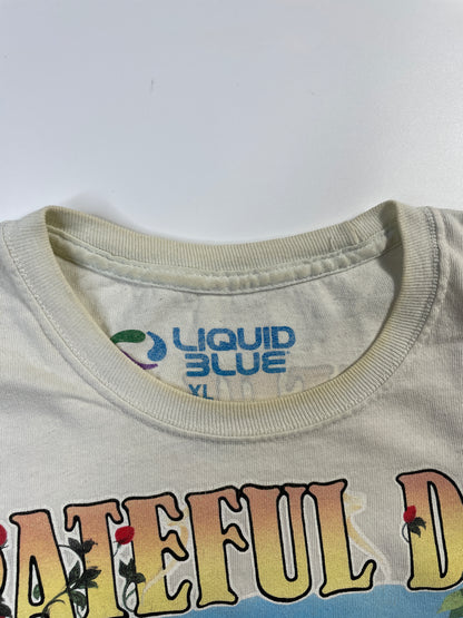 Vintage LIQUID BLUE x GRATEFUL DEAD Size XL Vintage Music T-shirt / E7036T