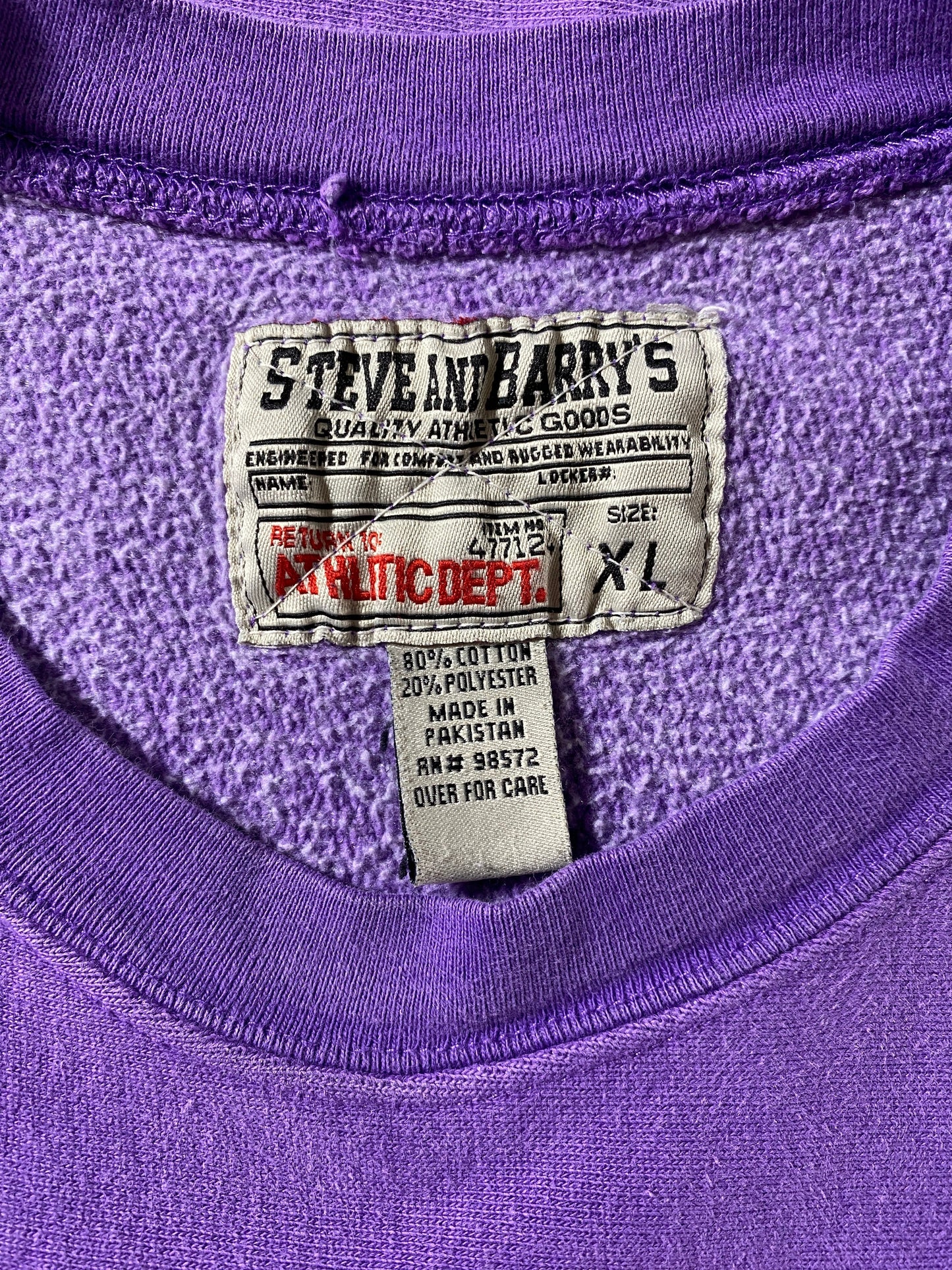 Vintage KANSAS STATE Size XL College Sweat-shirt / G3774S
