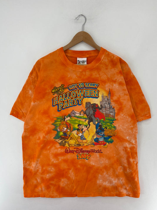 2005 DISNEY HALLOWEEN Made in USA Size XL Vintage T-Shirt / E7237T
