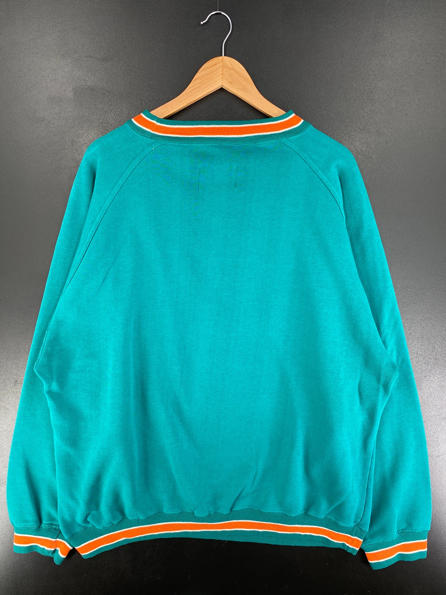 00' MIAMI DOLPHINS Size XL Vintage NFL Sweat-Shirt / F535S