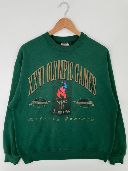1996 ATLANTA OLYMPIC Size XL Vintage Sweat-Shirt / E8799S
