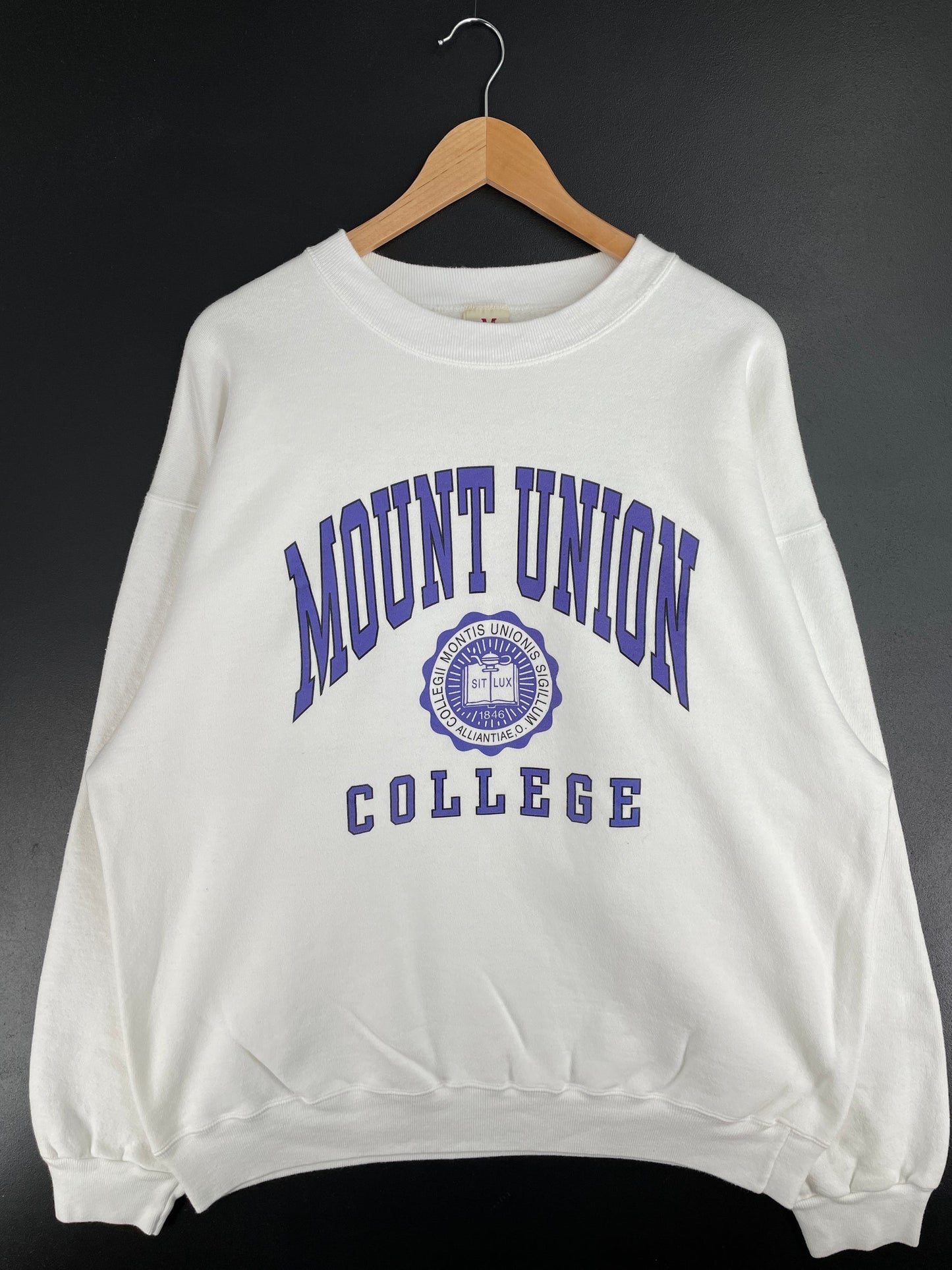 90's MOUNT UNION Size XXL Vintage College Sweat-Shirt / F6938S