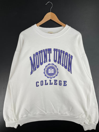 90's MOUNT UNION Size XXL Vintage College Sweat-Shirt / F6938S