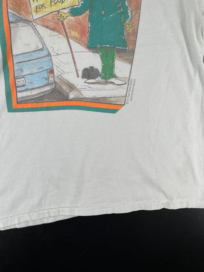 90's WILL OPERATE FOR FOOD Made in USA Size XL Vintage T-shirt / E7381T