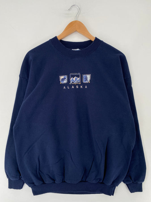 90's ALASKA Size XL Vintage Sweat-Shirt / E8923S