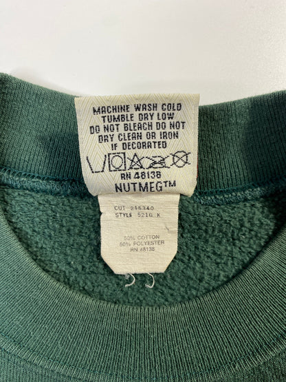 .90's NUTMEG x GREENBAY PACKERS Made in USA Size L Vintage NFL Sweat-Shirt / F6048S