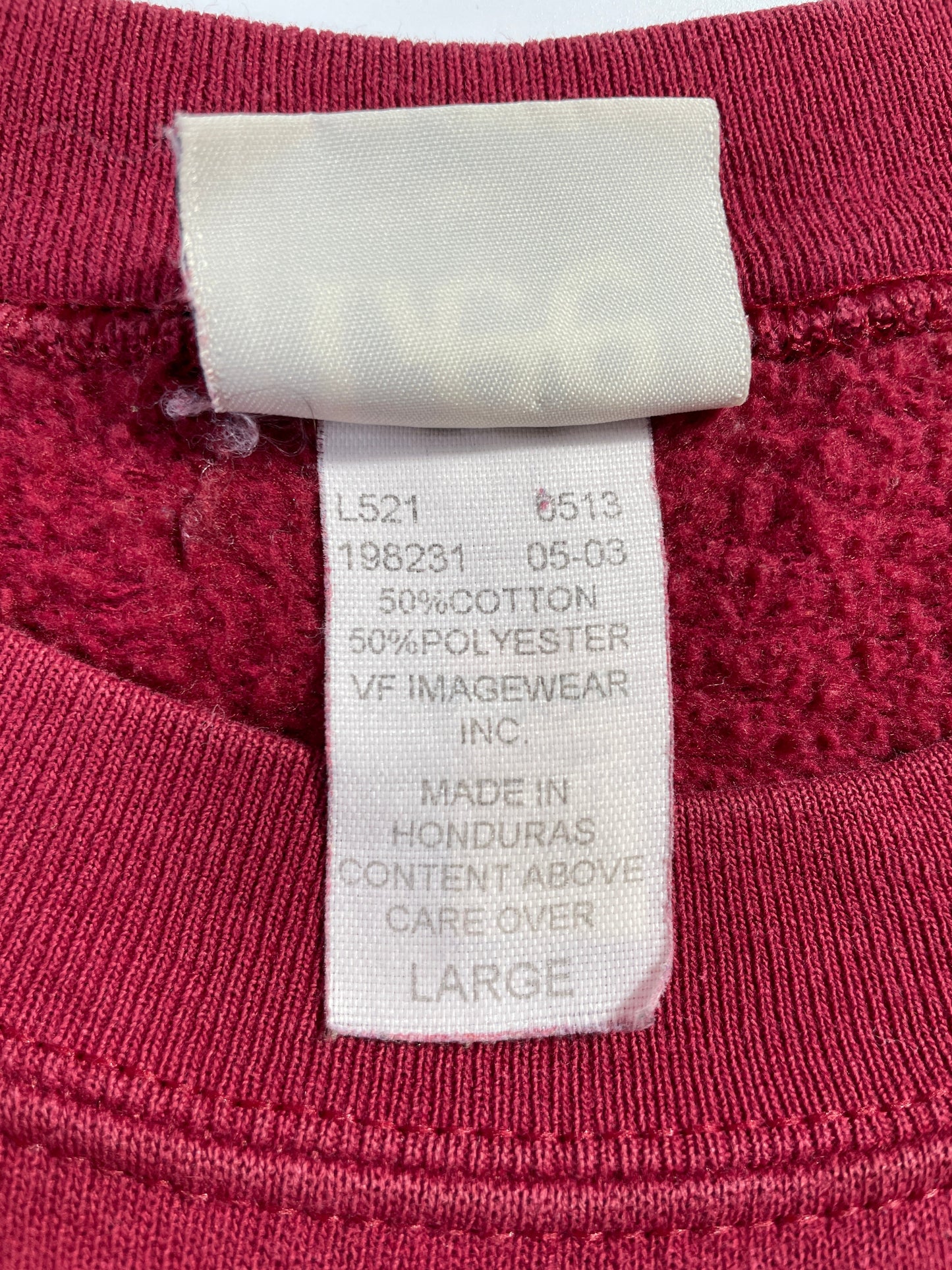 2004 OKLAHOMA FOOTBALL Size L Vintage College Sweat-Shirt / F5045S