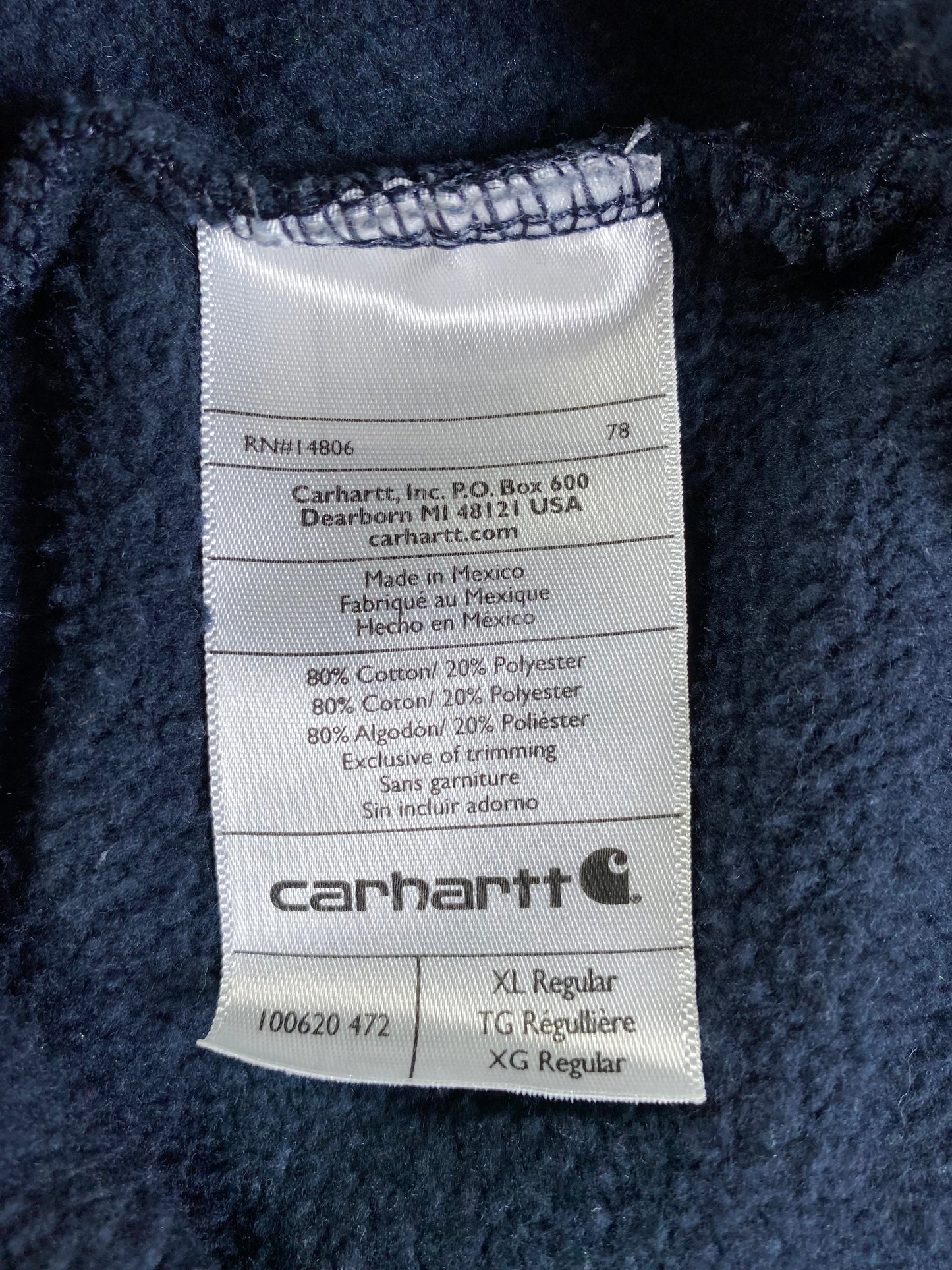 Vintage CARHARTT Size XL Sweat-Shirt / F2254S