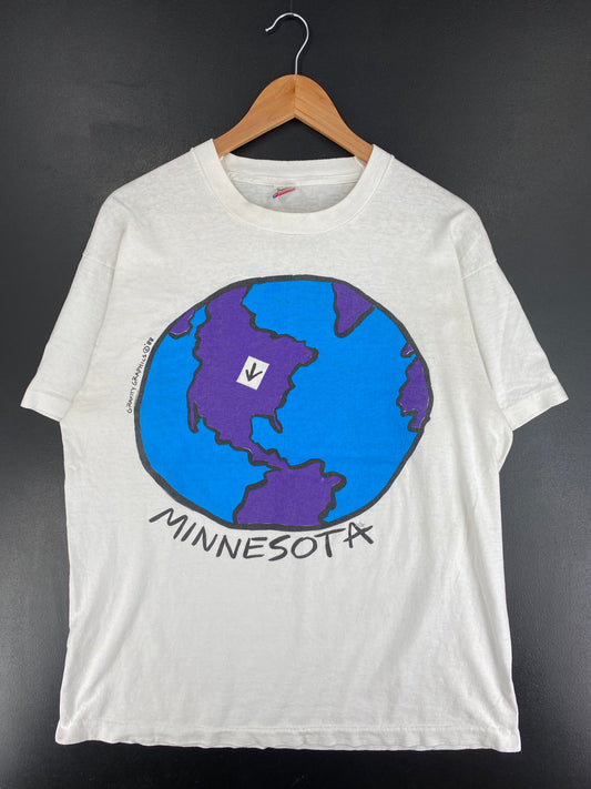 90's MINNESOTA Made in USA Size XL Vintage T- Shirt / E9789T
