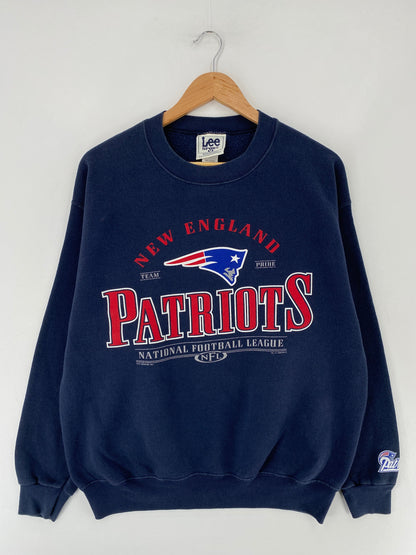 1999 NEW ENGLAND PATRIOTS Size M Vintage NFL Sweat-Shirt / F7856S