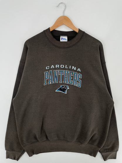 90's CAROLINA PANTHERS Made in USA Size XL Vintage NFL Sweat-shirt / F1500S