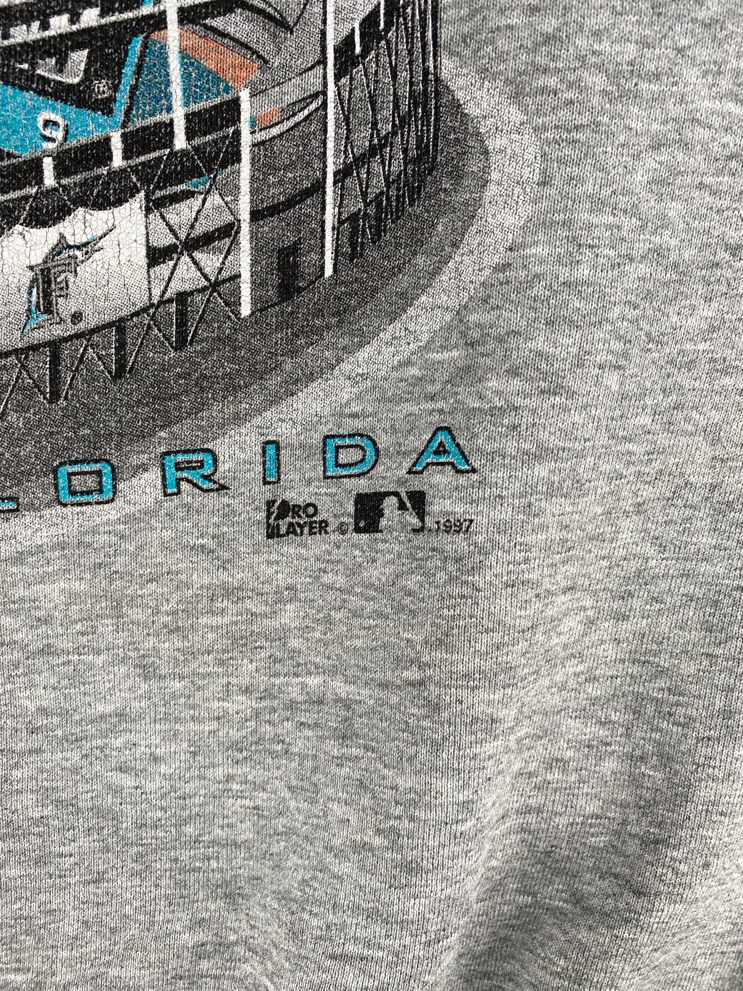 1997 INDIANS X MARINS Made in USA Size XL MLB Sweat-Shirt / E8516S