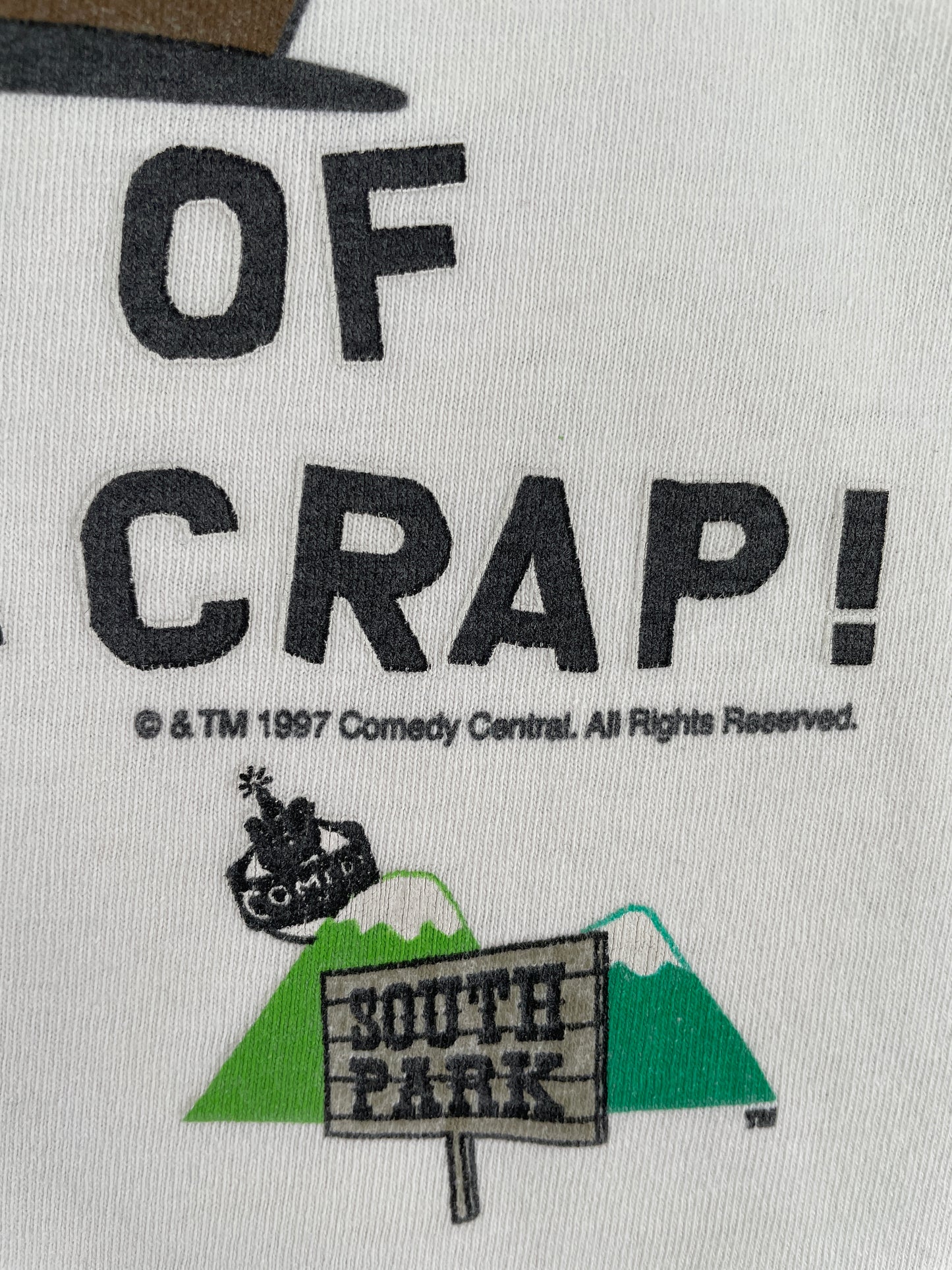 1997 SOUTH PARK Size Approx.L Vintage T-Shirt / E8067T