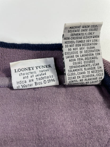 1996 LOONEY TUNES SYLVESTER Size L Vintage Sweat-shirt / F6789S
