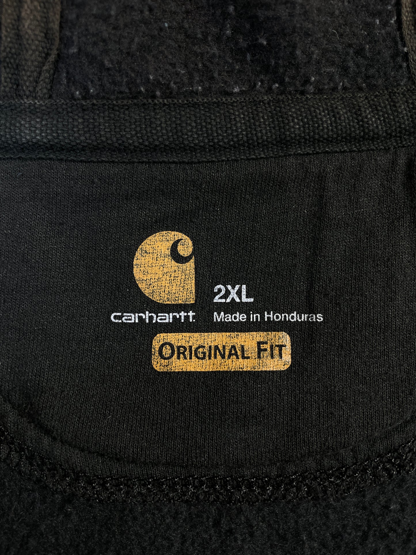.Vintage CARHARTT Size XXL Hoodie Zip-up Sweat-Shirt / E6968S