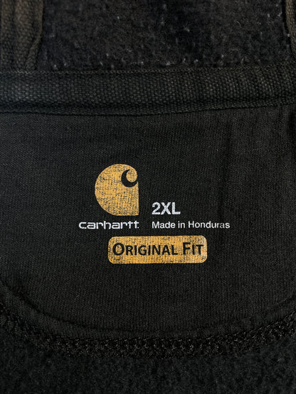 .Vintage CARHARTT Size XXL Hoodie Zip-up Sweat-Shirt / E6968S