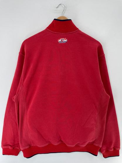 00' NIKE x USA HOCKEY TEAM Size S Vintage Half zip Sweat-Shirt / F569S