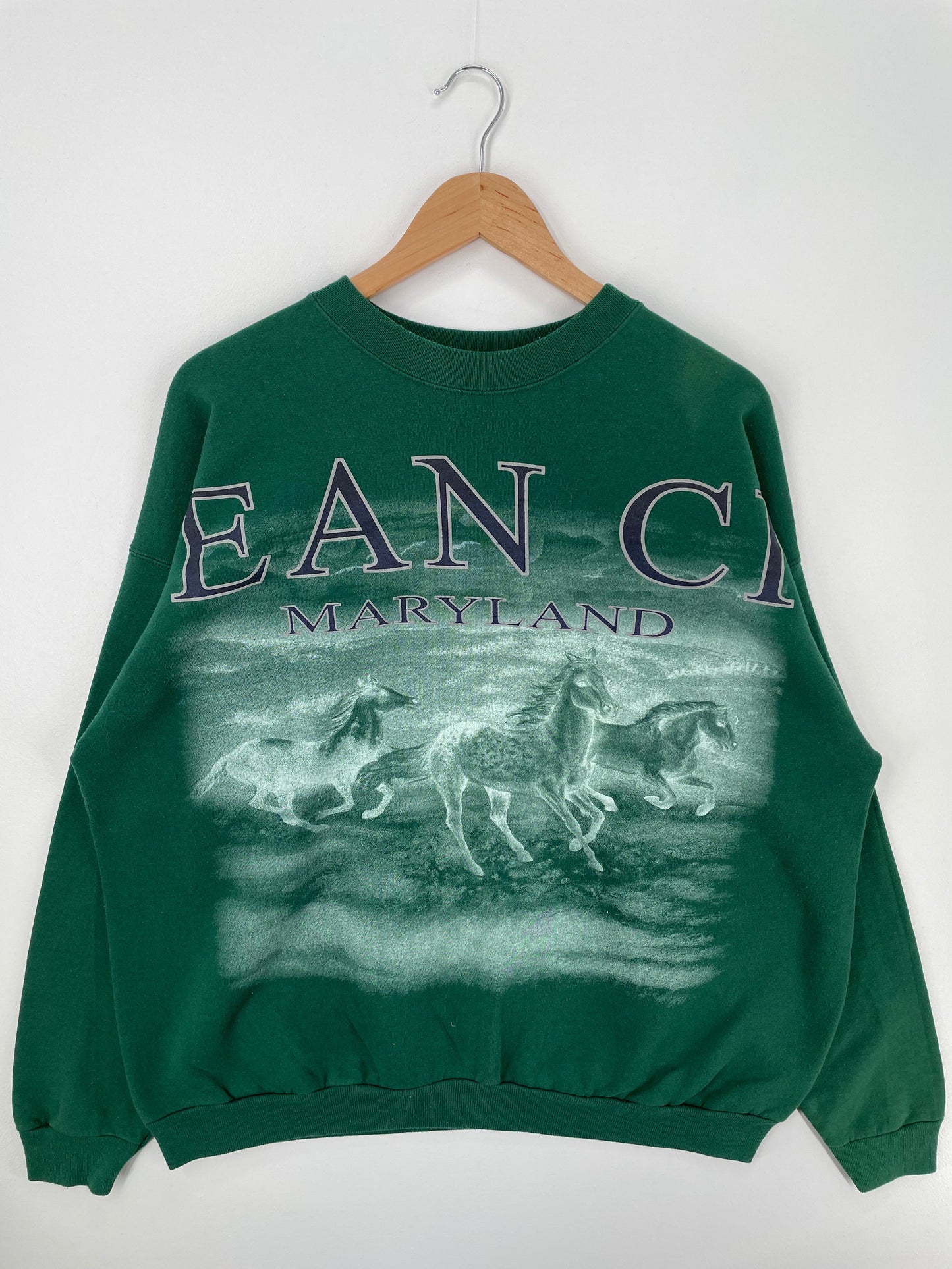 90’s MARYLAND OCEAN CITY Size XL College Sweat-Shirt / F5075S