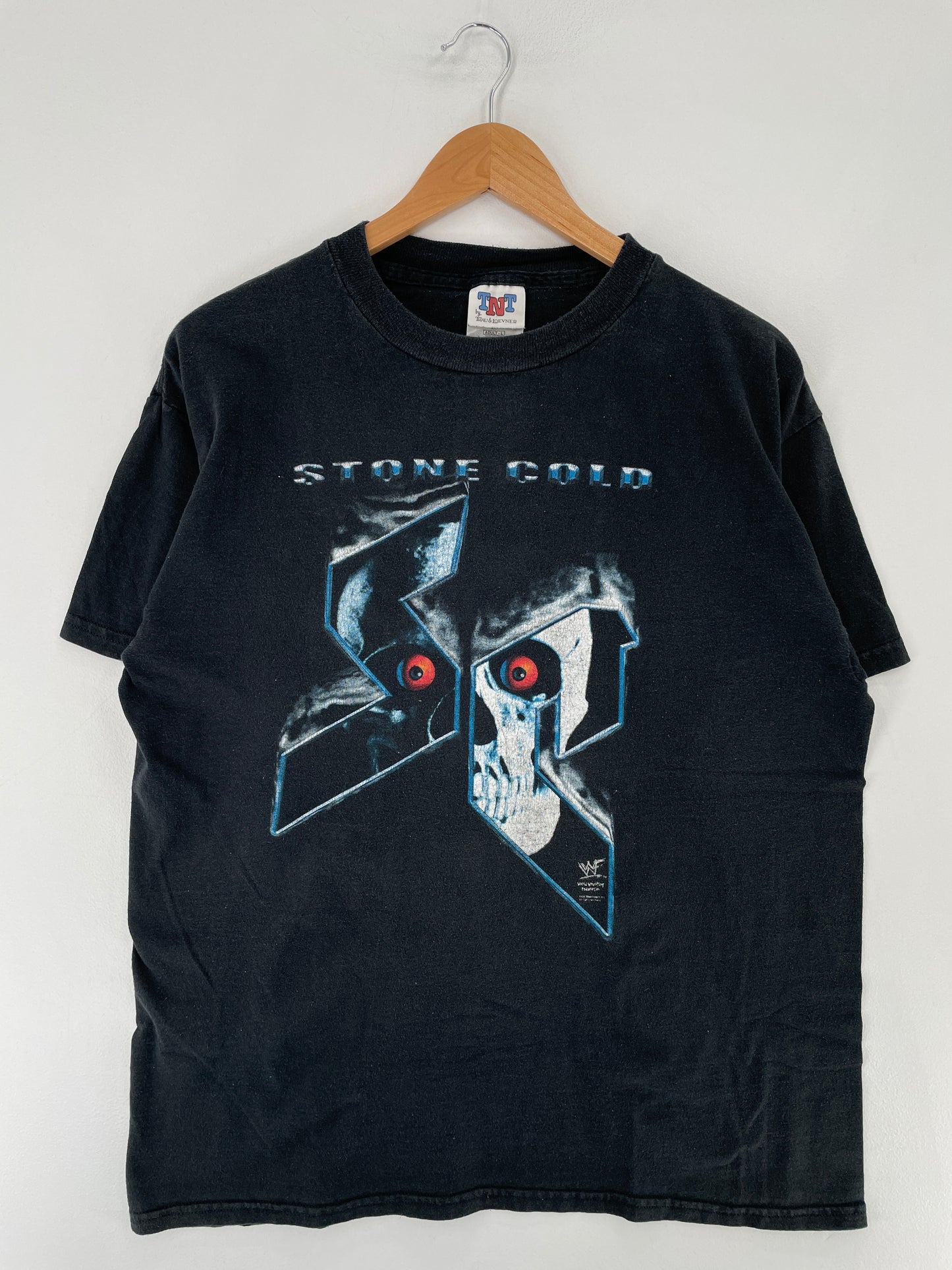 1998 STONE COLD Size L Vintage WWF T-shirt / E7728T