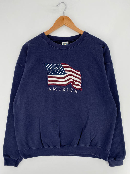 90’s AMEICA Size XL Sweat-shirt / E9803S