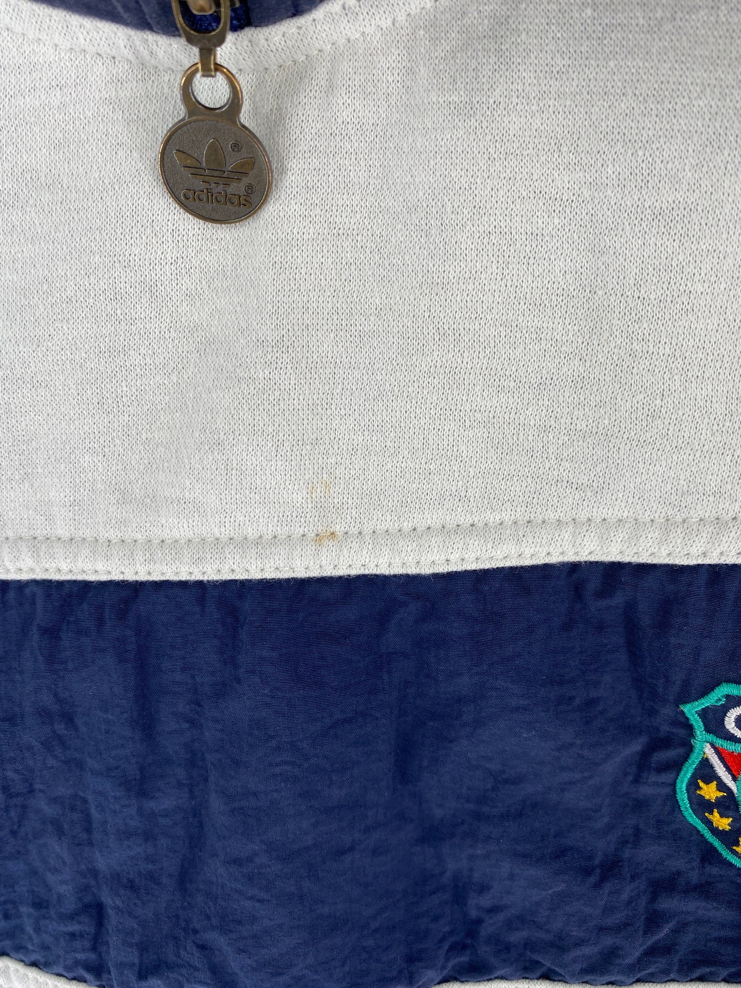 90's ADIDAS Size Approx XL Vintage Half-zip Sweat-Shirt / G3359S