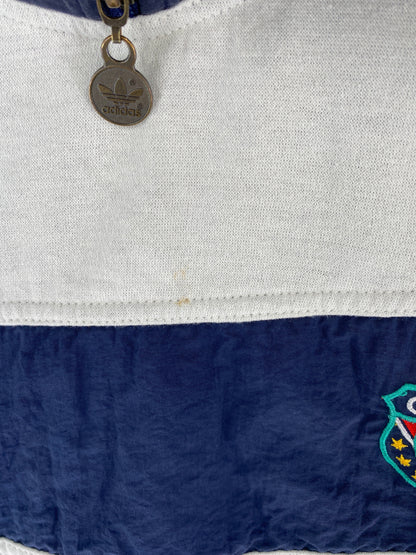90's ADIDAS Size Approx XL Vintage Half-zip Sweat-Shirt / G3359S