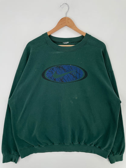 90's NIKE Size No Tag (Approx. XL) Vintage Sweat-shirt / F1783S
