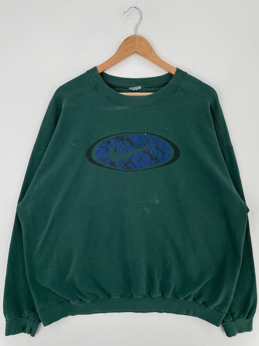90's NIKE Size No Tag (Approx. XL) Vintage Sweat-shirt / F1783S