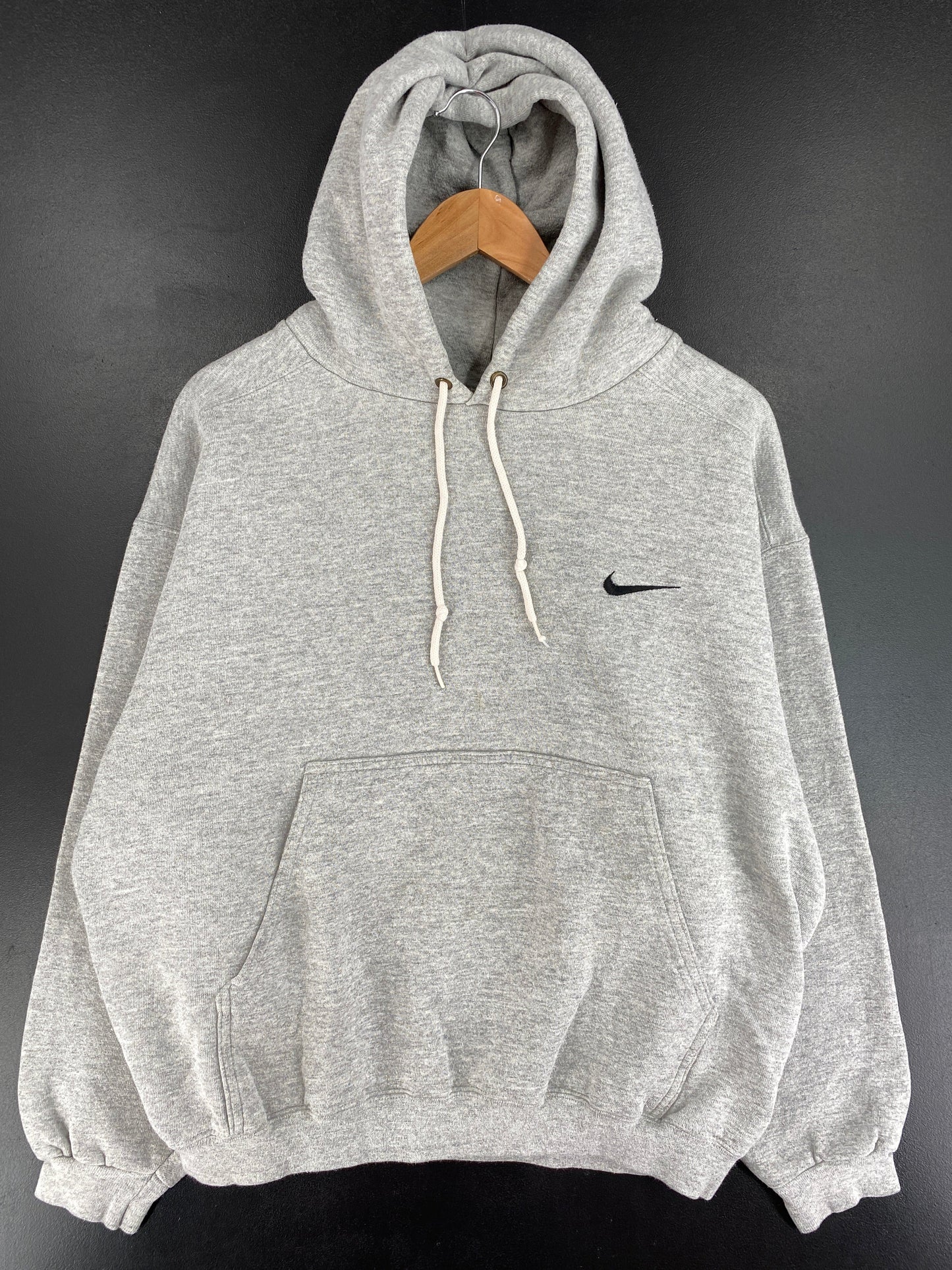 90's NIKE MINI SWOOSH Made in USA Size M Vintage Hoodie Sweat-shirt / F8203S