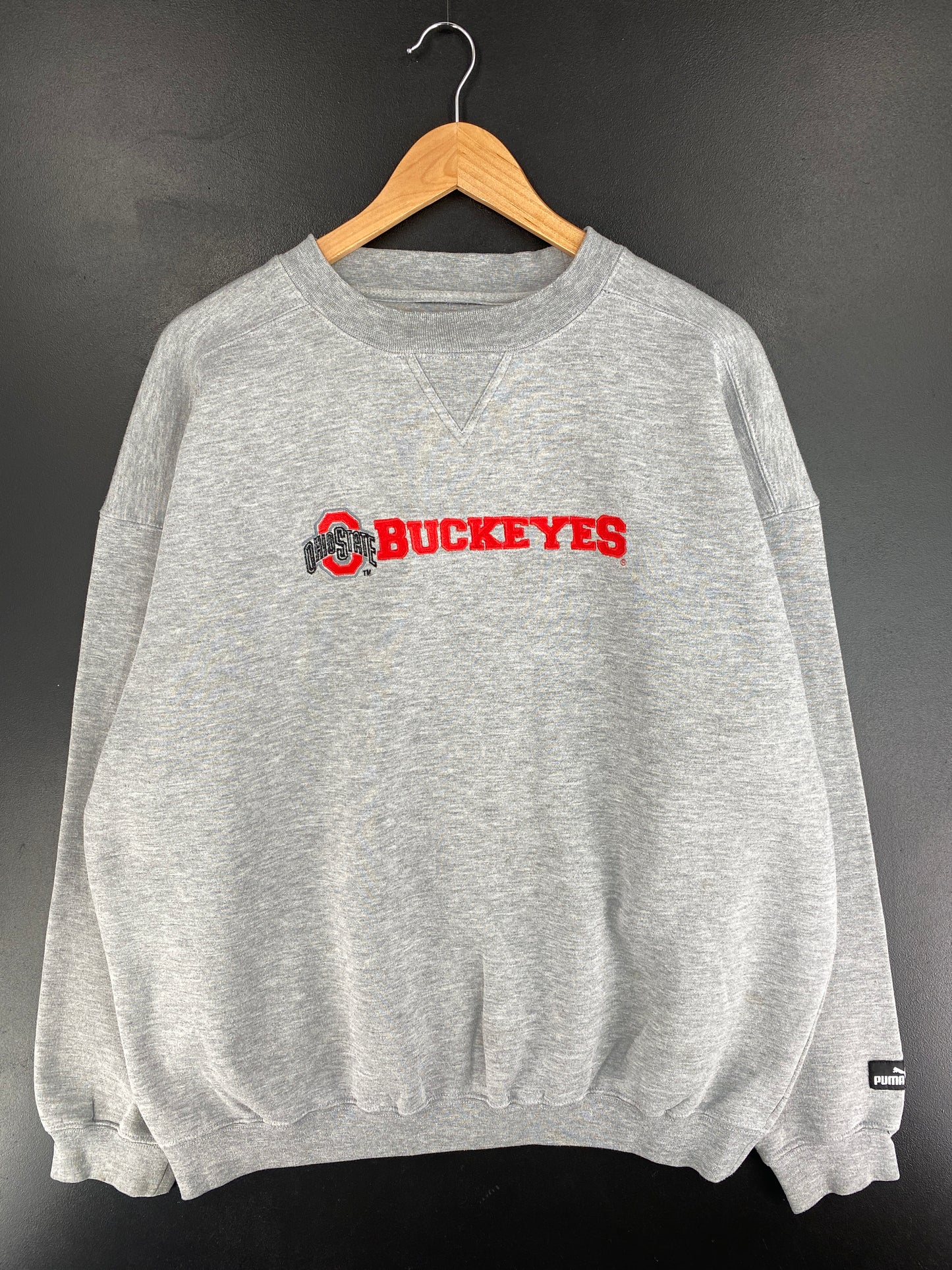 Vintage OHIO STATE BUCKEYS Size No Tag (Approx XL) College Sweat-shirt / E8728S
