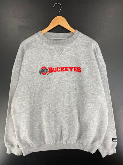 Vintage OHIO STATE BUCKEYS Size No Tag (Approx XL) College Sweat-shirt / E8728S