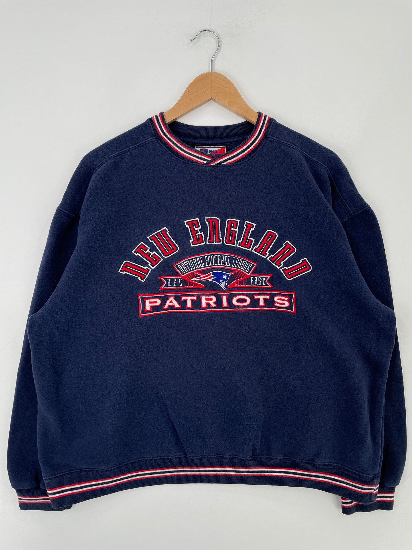 90’s NEW ENGLAND PATRIOTS Size L Vintage NFL Sweat-Shirt / F196S