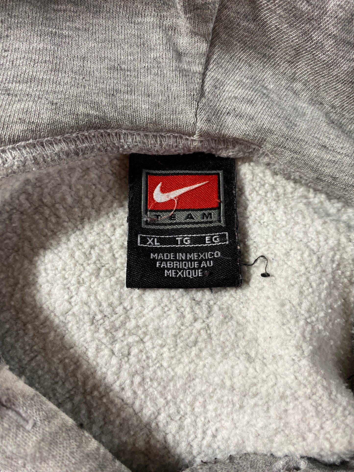 00' NIKE x NEBRASKA Size XL Vintage College Hoodie Sweat-Shirt / E7870S