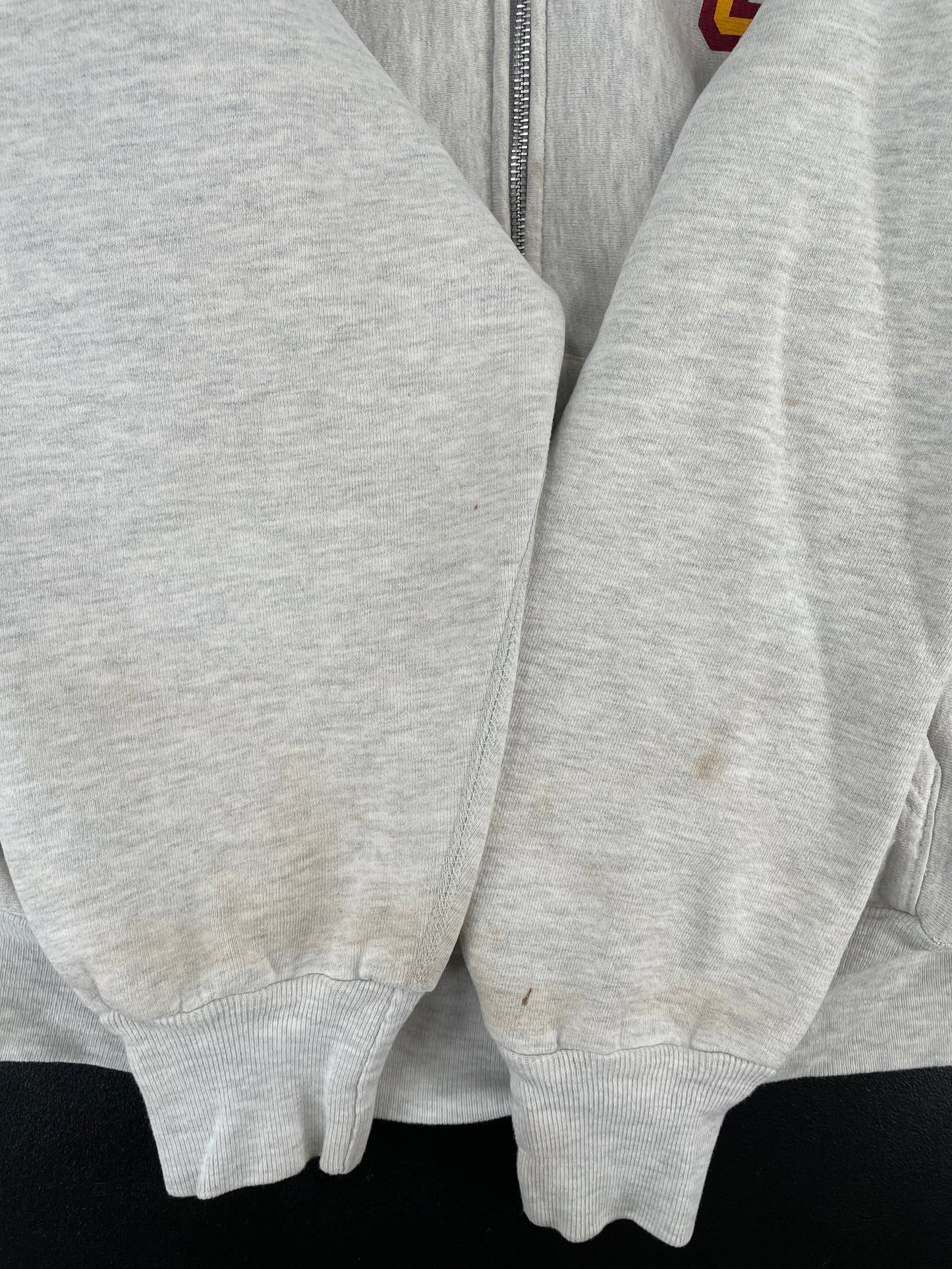 90's BOSTON COLLEGE EAGLES Made in USA Size XXL Vintage College Hoodie Zip-up Sweat-Shirt / F1364S