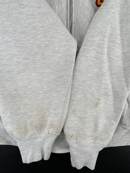 90's BOSTON COLLEGE EAGLES Made in USA Size XXL Vintage College Hoodie Zip-up Sweat-Shirt / F1364S