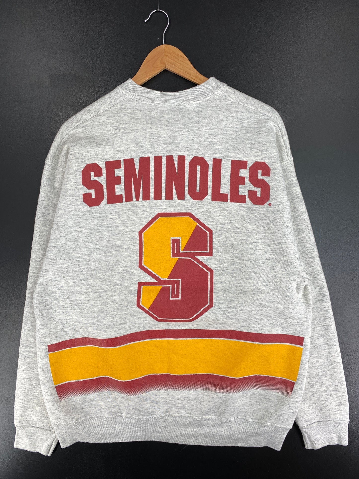 90's SALEM X FLORIDA STATE SEMINOLES Size XL College Sweat-shirt / E9204S