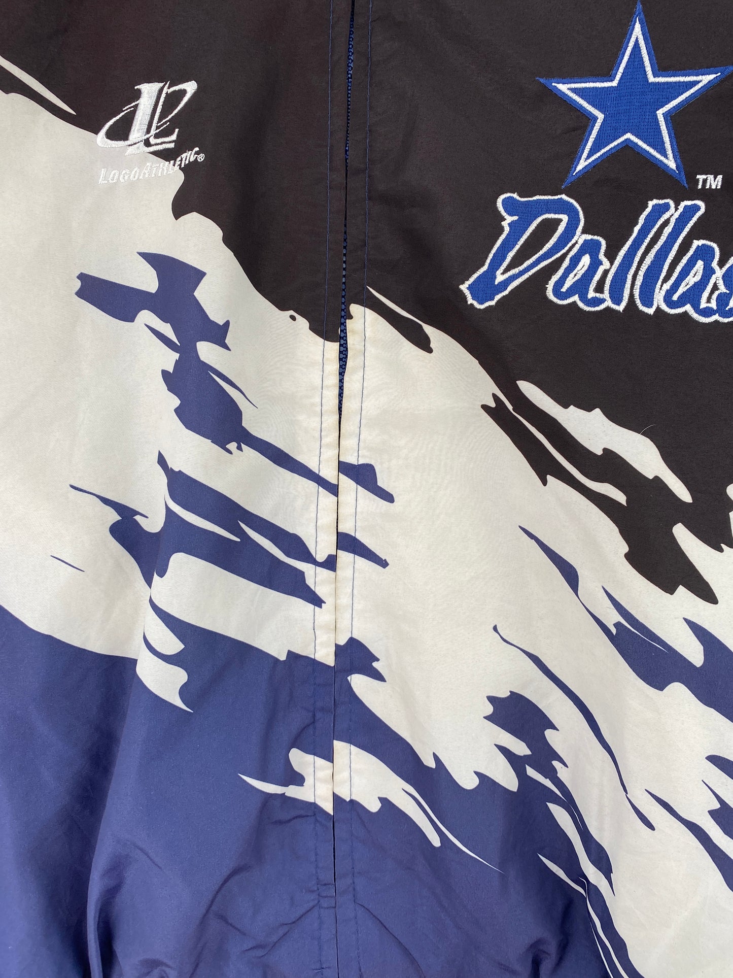 90’s DALLAS COWBOYS Size L Vintage NFL Nylon Jacket / E9059N