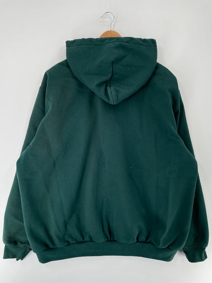 Vintage CARHARTT Size XL Zip Up Hoodie Sweat-Shirt / F227S