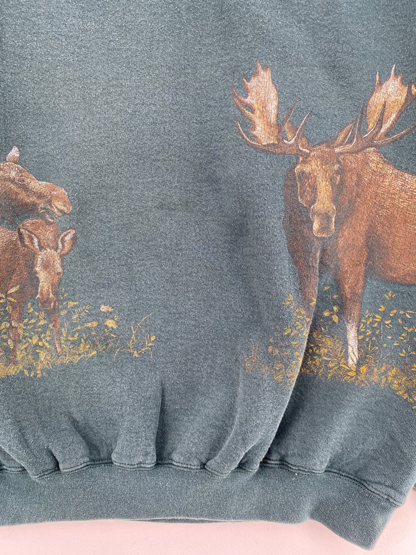 90's DEER Made in USA Size XL Vintage Sweat-Shirts / E9367S
