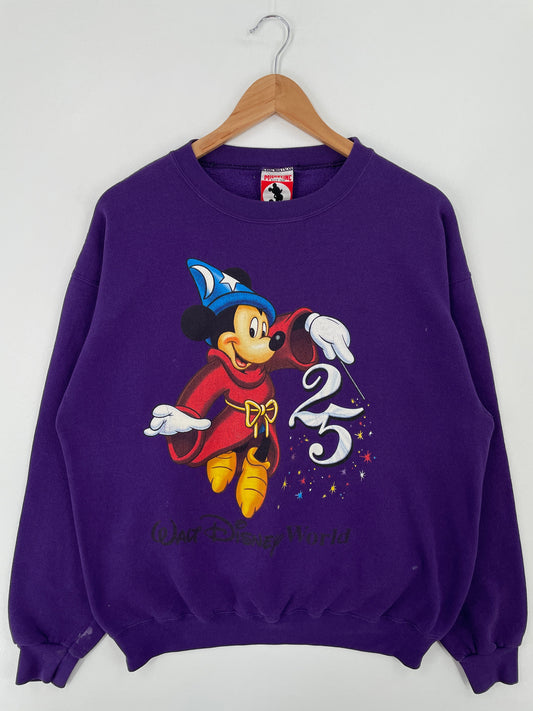 90's DISNEY MICKEY Made in USA Size L Vintage Sweat-shirt / G2638S