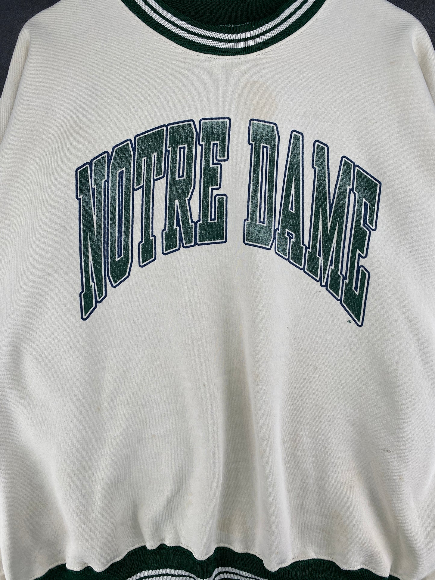 Vintage NOTRE DAME Size XXL College Sweat-shirt / F55S