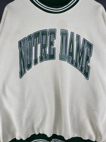 Vintage NOTRE DAME Size XXL College Sweat-shirt / F55S